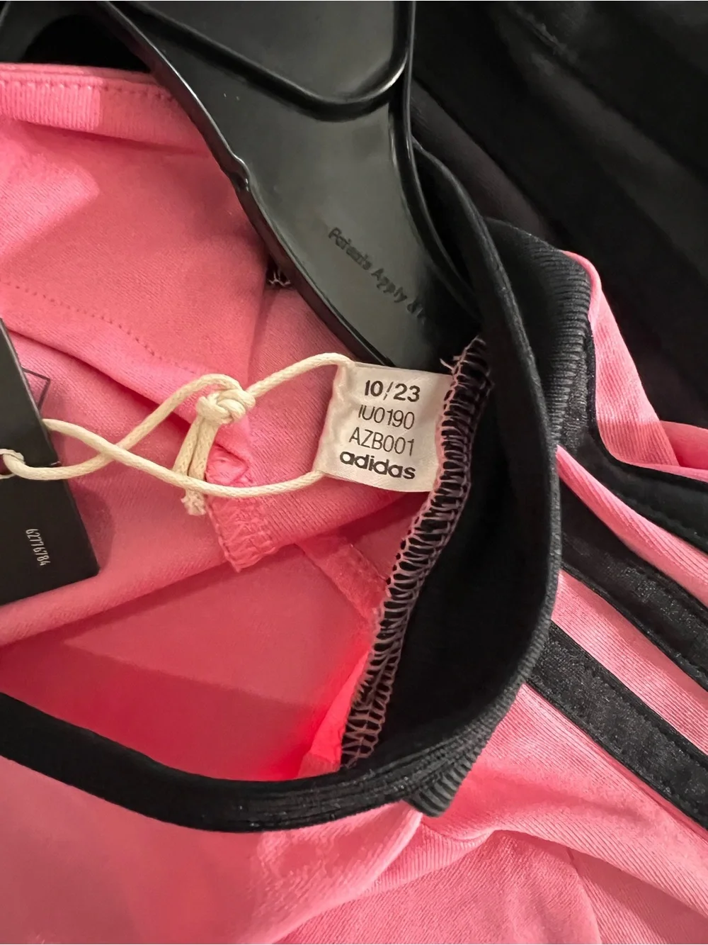 adidas Men’s Pink Performance Soccer Jersey with Black Accents MIAMI FC SZ M